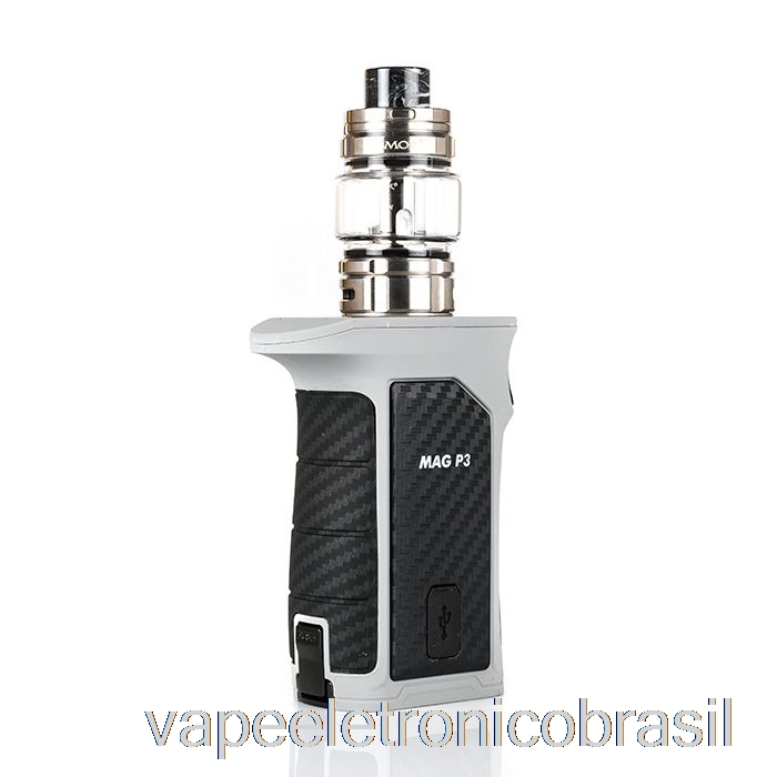 Vape Recarregável Smok Mag P3 230w & Tfv16 Starter Kit Cinza / Preto